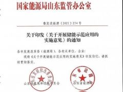 山東啟動(dòng)500MW儲(chǔ)能示范項(xiàng)目，優(yōu)先消納、調(diào)峰獎(jiǎng)勵(lì)！